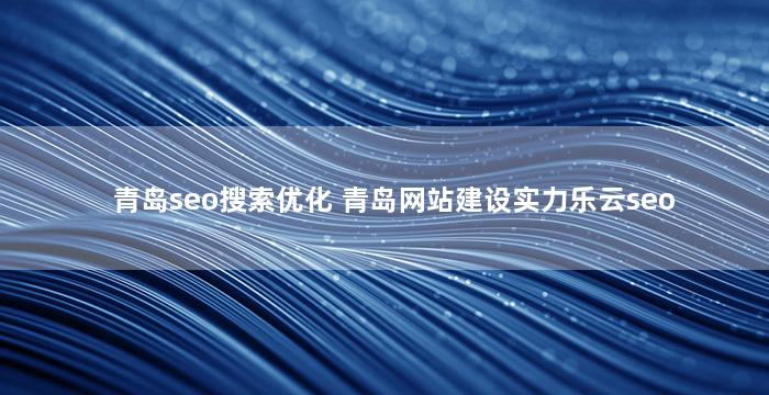 青岛seo搜索优化 青岛网站建设实力乐云seo